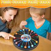 Brain Teasing Rope Puzzle Game | Multi-Level Logic Board for Kids & Families | Educational String Challenge for Home & Travel (Age 3+)